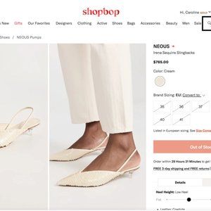 Neous Irena Sequins Slingbacks